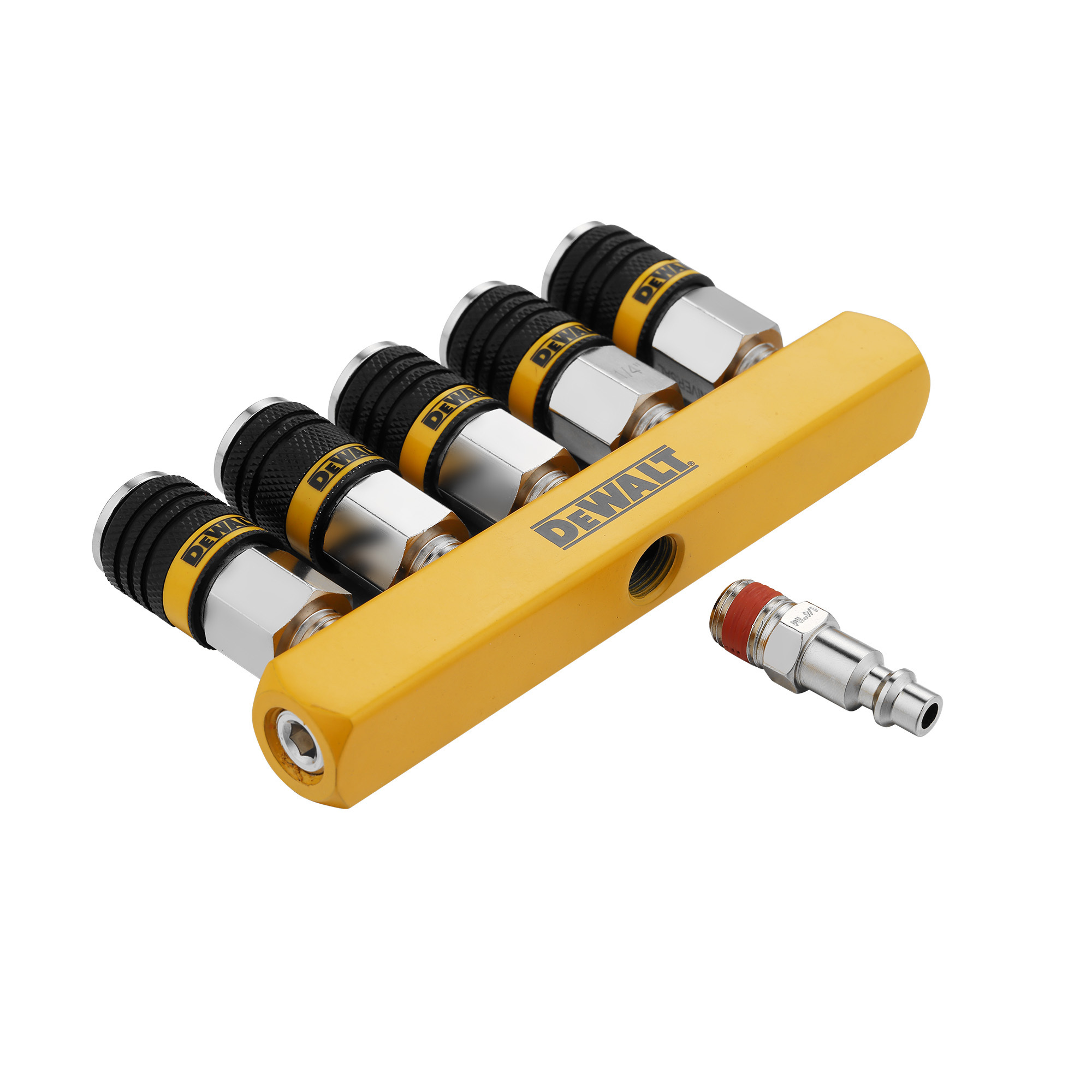 DEWALT 5-Way Straight Air Manifold, Model# DXCM041-0122